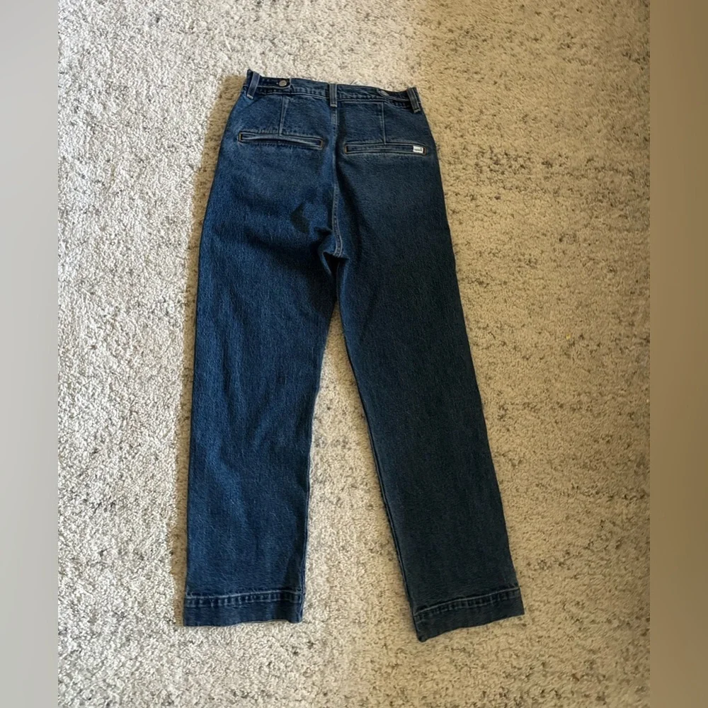 Levi‘s Cinch Ribcage Straight Ankle Jeans Sz 28‎ in Blue Viral Trend - Picture 4 of 8